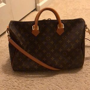Authentic Louis Vuitton speedy bandouliere 35
